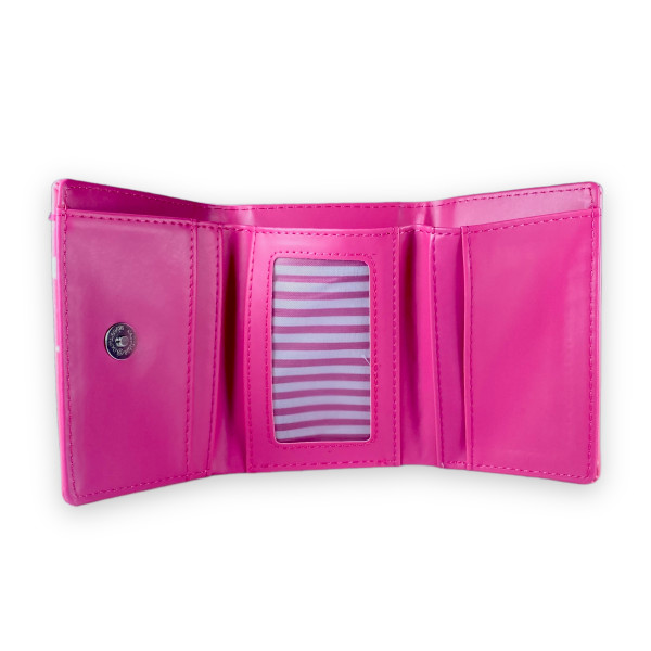 Кошелек детский, 2 отдела для купюр, 4 ячейки для карточек, размер: 12*9*2 см, принт зайчик Лол