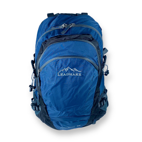 Туристический рюкзак на 35 л, два отдела, чехол от дождя, жесткий каркас, синий Туристический рюкзак на 35 л, два отдела, чехол от дождя, жесткий каркас, синий