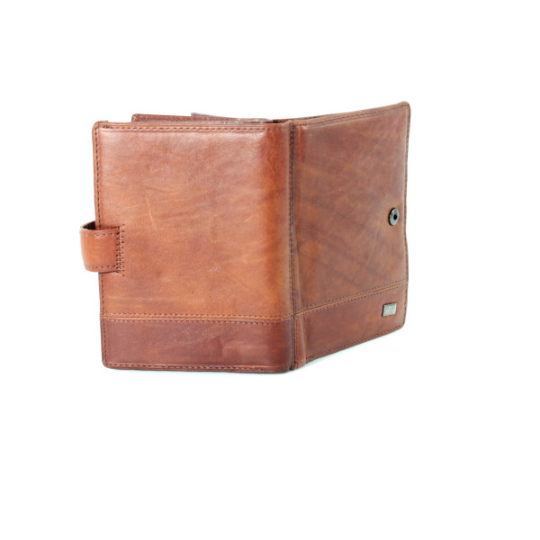 Кошелек мужской, натуральная кожа, два основных отделения, цвет коричневый Кошелек мужской, натуральная кожа, два основных отделения, цвет коричневый