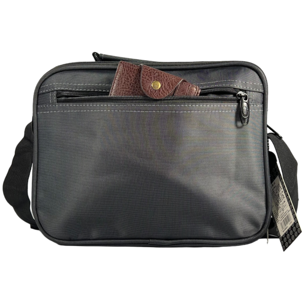 Сумка через плечо на четыре отделения, средний размер, 8 л, серая Сумка через плечо на четыре отделения, средний размер, 8 л, серая