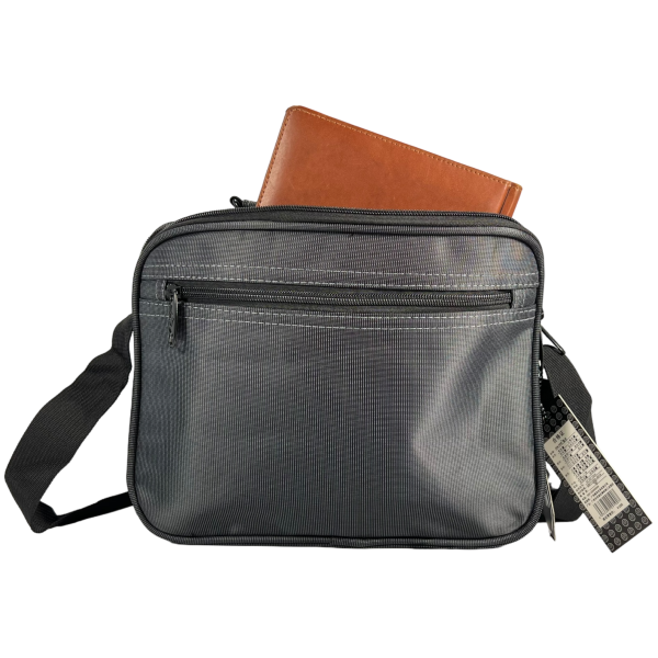 Сумка через плечо на четыре отделения, средний размер, 8 л, серая Сумка через плечо на четыре отделения, средний размер, 8 л, серая