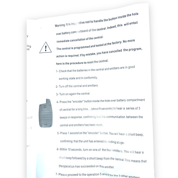 Набор сигнализаторов с пейджером JHA-521/4 для рыбака 4+1 в кейсе, регулировка звука, тона световой индикатор