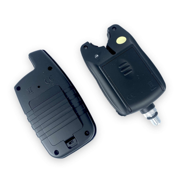 Набор сигнализаторов с пейджером JHA-528/4 для рыбака 4+1 в кейсе, регулировка звука, тона световой индикатор