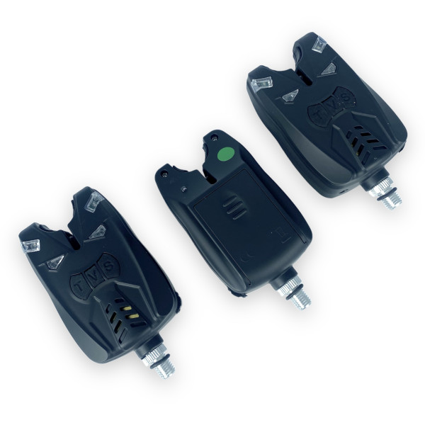 Сигнализаторы в кейсе JHA-528/3 для рыбака 3+1 регулировка звука, тона световой индикатор