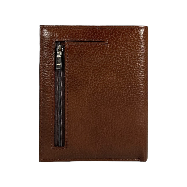 Элегантный кошелек для мужчин из натуральной кожи, цвет коричневый. Элегантный кошелек для мужчин из натуральной кожи, цвет коричневый.