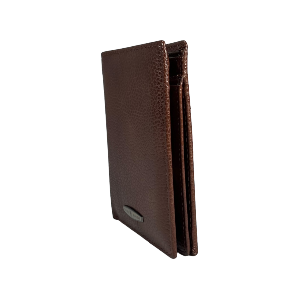 Элегантный мужской кошелек из натуральной кожи, цвет коричневый Элегантный мужской кошелек из натуральной кожи, цвет коричневый