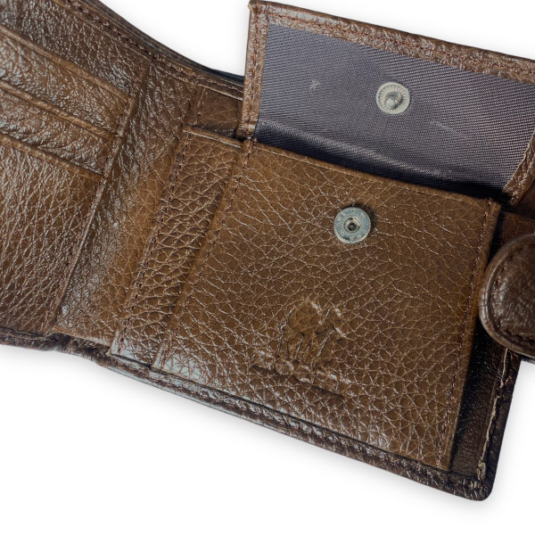 Кошелек мужской, 2 отделения для купюр, 5 для карточек, цвет коричневый Кошелек мужской, 2 отделения для купюр, 5 для карточек, цвет коричневый