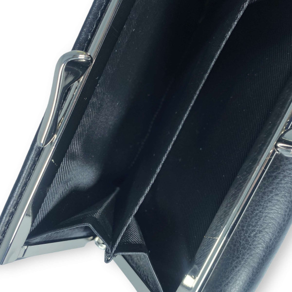 Кожаный женский кошелек, цвет черный Кожаный женский кошелек, цвет черный