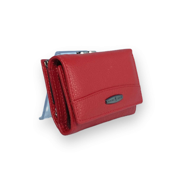 Кошелек женский Kochi натуральная кожа 2 отдела наружное отделение размер: 13.5*9*3 см красный Кошелек женский Kochi натуральная кожа 2 отдела наружное отделение размер: 13.5*9*3 см красный