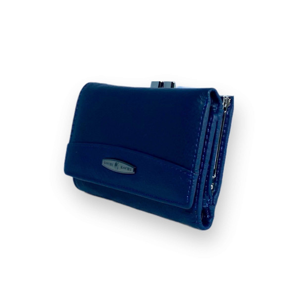 Кошелек женский Kochi натуральная кожа 2 отдела наружное отделение размер: 13.5*9*3 см синий Кошелек женский Kochi натуральная кожа 2 отдела наружное отделение размер: 13.5*9*3 см синий