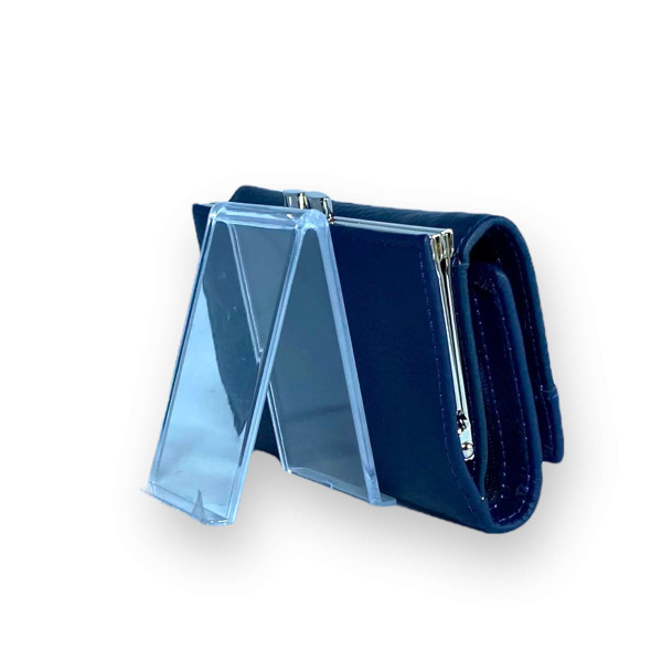 Кошелек женский Kochi натуральная кожа 2 отдела наружное отделение размер: 13.5*9*3 см синий Кошелек женский Kochi натуральная кожа 2 отдела наружное отделение размер: 13.5*9*3 см синий