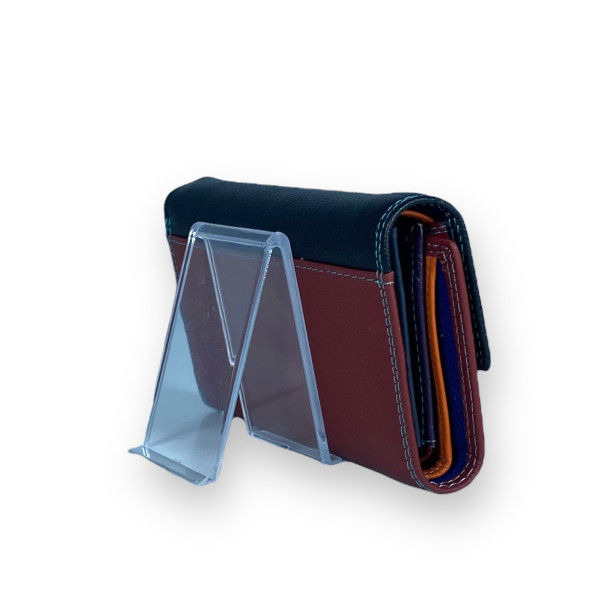 Кошелек женский Kochi натуральная кожа 2 отдела 6 ячеек для карточек размер: 14*10*3 см черный Кошелек женский Kochi натуральная кожа 2 отдела 6 ячеек для карточек размер: 14*10*3 см черный