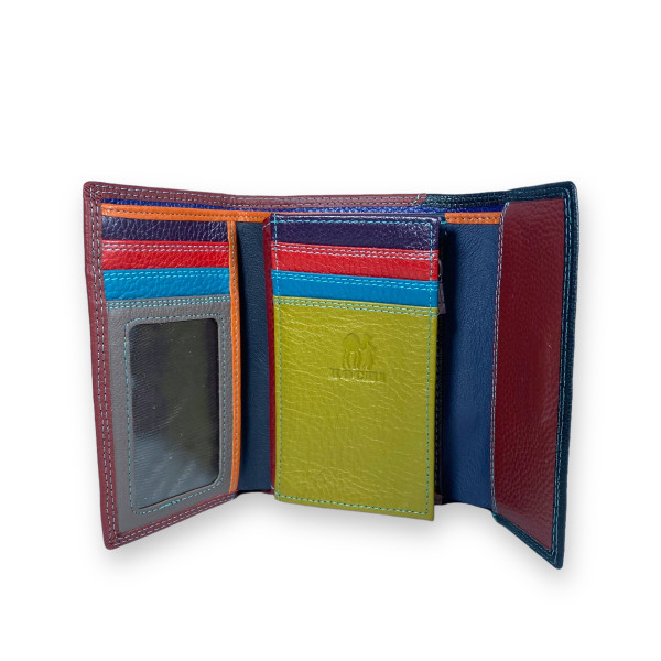 Кошелек женский Kochi натуральная кожа 2 отдела 6 ячеек для карточек размер: 14*10*3 см черный Кошелек женский Kochi натуральная кожа 2 отдела 6 ячеек для карточек размер: 14*10*3 см черный