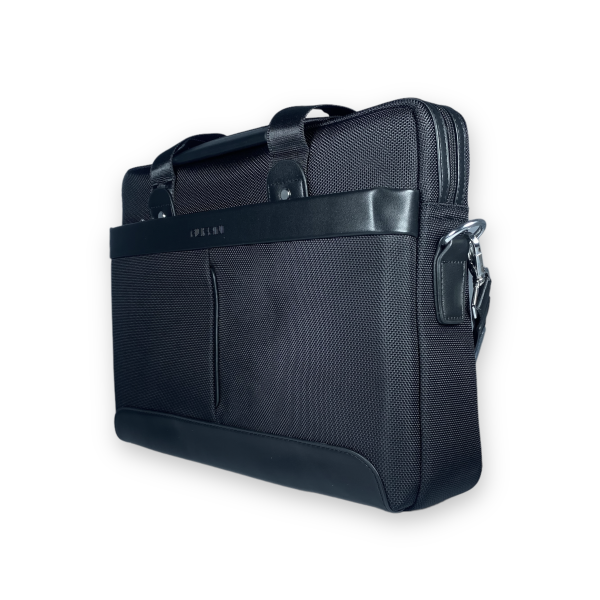 Сумка для ноутбука, 1 отдел, фронтальный карман, карман на обороте, черная Сумка для ноутбука, 1 отдел, фронтальный карман, карман на обороте, черная