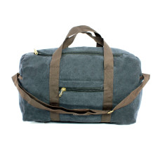 Дорожня сумка-рюкзак, 40 л, тканина брезент, хакі, одне основне відділення