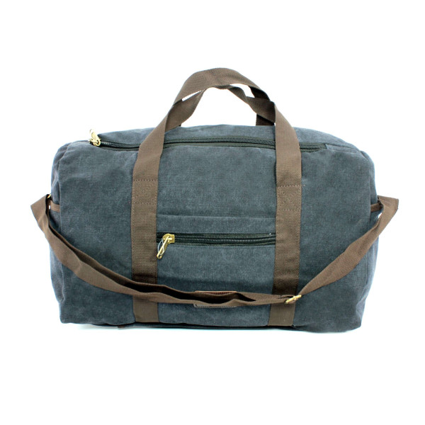 Дорожня сумка-рюкзак, 40 л, тканина брезент, хакі, одне основне відділення