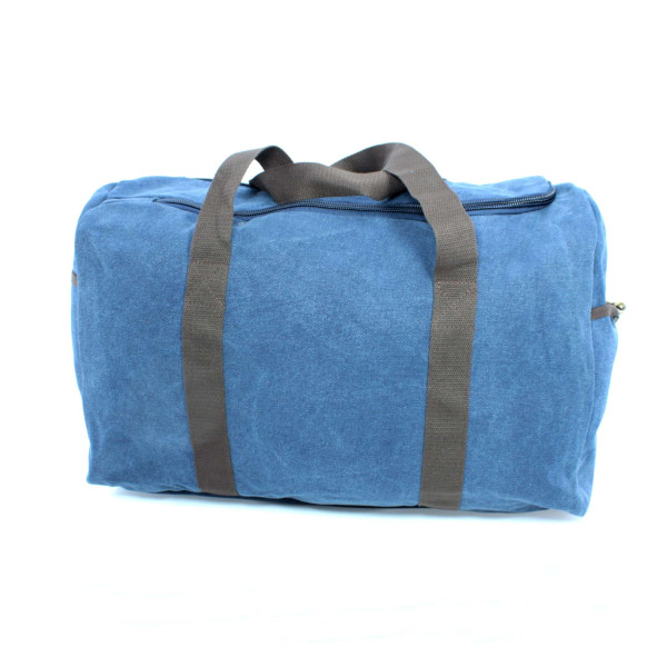 Дорожная сумка-рюкзак, 40 л, ткань брезент, синяя Дорожная сумка-рюкзак, 40 л, ткань брезент, синяя