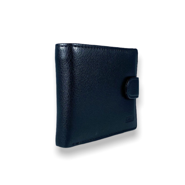 Компактный мужской кошелек из кожзама, застежка-кнопка Компактный мужской кошелек из кожзама, застежка-кнопка