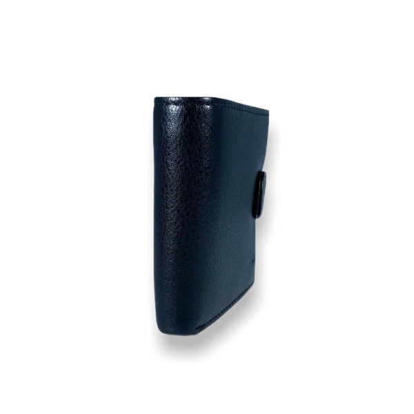 Мужской кошелек с двумя отделами для купюр, цвет черный Мужской кошелек с двумя отделами для купюр, цвет черный