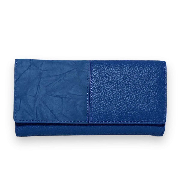 Женский кошелек экокожа 2 отделения для купюр 6 ячеек для карточек размер: 19*10*3 см синий Женский кошелек экокожа 2 отделения для купюр 6 ячеек для карточек размер: 19*10*3 см синий