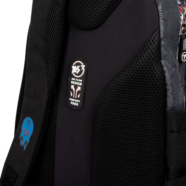 Школьный рюкзак YES, два отделения, два фронтальных, два боковых кармана, размер: 40*29*15 см, серый SubSurf Школьный рюкзак YES, два отделения, два фронтальных, два боковых кармана, размер: 40*29*15 см, серый SubSurf