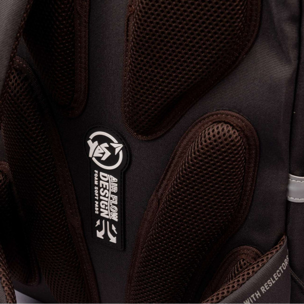 Школьный рюкзак YES by Andre Tan, одно отделение, два фронтальных кармана, коричневый Школьный рюкзак YES by Andre Tan, одно отделение, два фронтальных кармана, коричневый