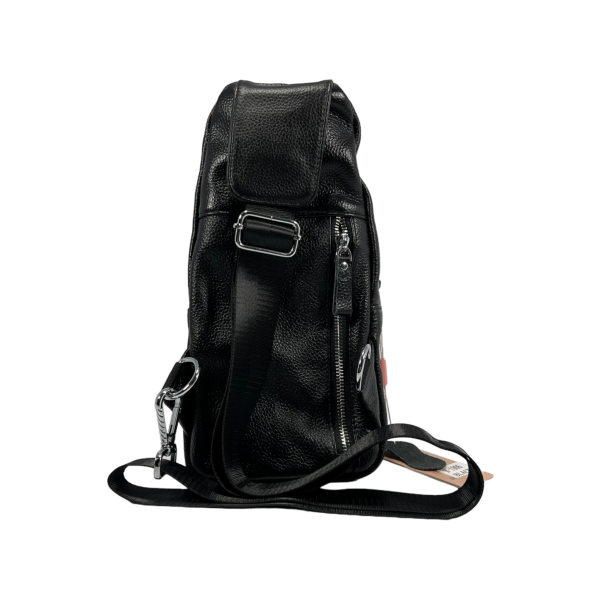 Практична сумка-слінг на три віділеня, 2 види застібок-магніт та блискавка Практична сумка-слінг на три віділеня, 2 види застібок-магніт та блискавка