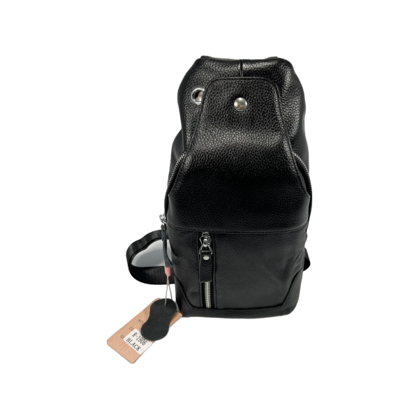 Практична сумка-слінг на три віділеня, 2 види застібок-магніт та блискавка Практична сумка-слінг на три віділеня, 2 види застібок-магніт та блискавка