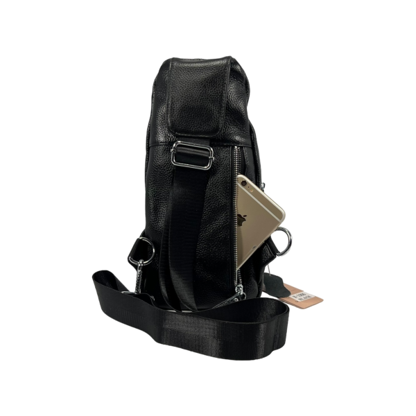 Практична сумка-слінг на три віділеня, 2 види застібок-магніт та блискавка Практична сумка-слінг на три віділеня, 2 види застібок-магніт та блискавка