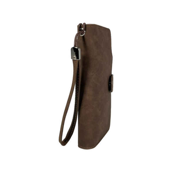 Коричневе чоловіче портмоне з картхолдером та 2 відділеннями для купюр Коричневе чоловіче портмоне з картхолдером та 2 відділеннями для купюр