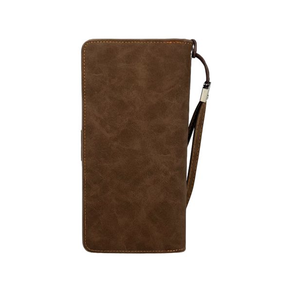 Коричневе чоловіче портмоне з картхолдером та 2 відділеннями для купюр Коричневе чоловіче портмоне з картхолдером та 2 відділеннями для купюр