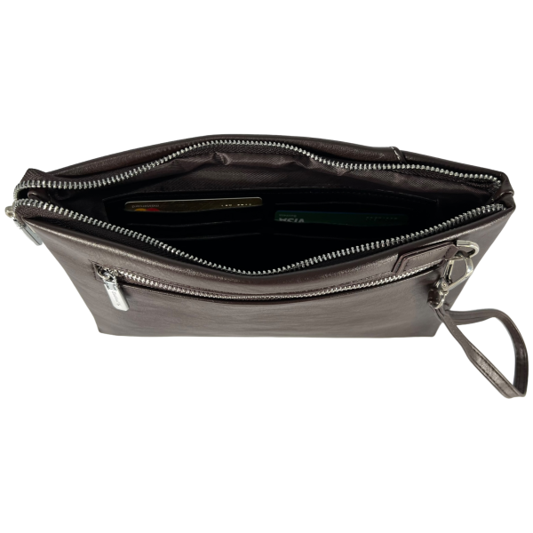 Мужской кошелек коричневого цвета из кожзама Мужской кошелек коричневого цвета из кожзама