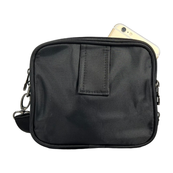 Функциональная сумка через плечо, 2 л, застежка на молнии, 4 отделения, черная Функциональная сумка через плечо, 2 л, застежка на молнии, 4 отделения, черная