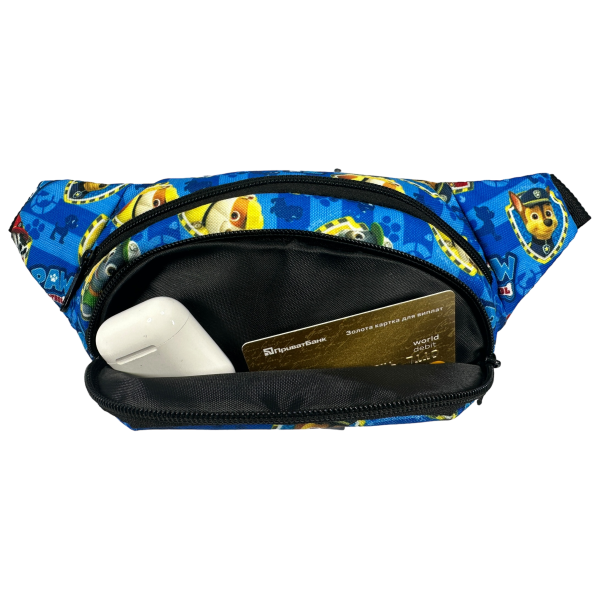 Детская бананка Щенячий патруль, два отделения на молнии Детская бананка Щенячий патруль, два отделения на молнии