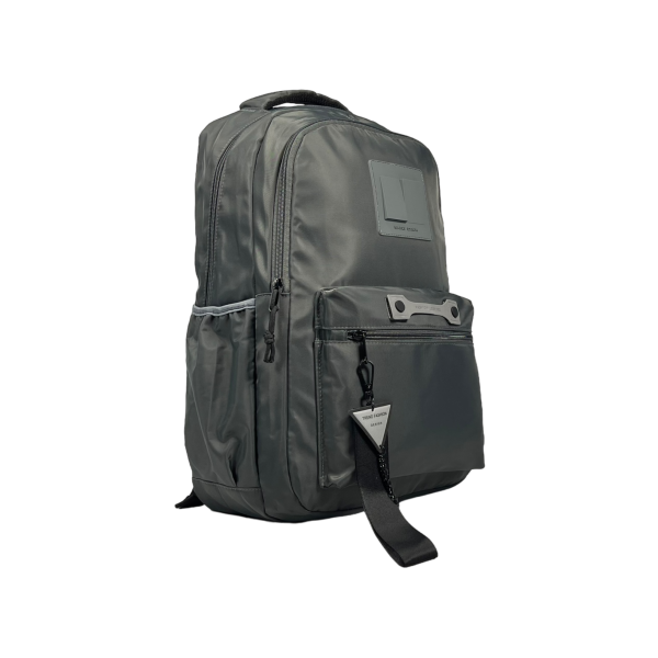 Школьный подростковый рюкзак на три отделения, 26 л, серый Школьный подростковый рюкзак на три отделения, 26 л, серый