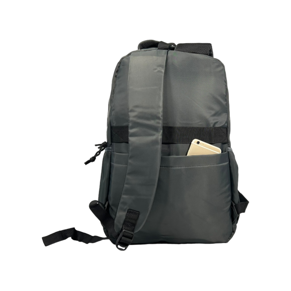 Школьный подростковый рюкзак на три отделения, 26 л, серый Школьный подростковый рюкзак на три отделения, 26 л, серый