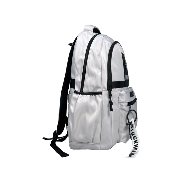 Школьный рюкзак, подростковый, 27 л, три отделения, цвет белый Школьный рюкзак, подростковый, 27 л, три отделения, цвет белый