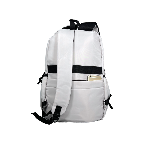 Школьный рюкзак, подростковый, 27 л, три отделения, цвет белый Школьный рюкзак, подростковый, 27 л, три отделения, цвет белый