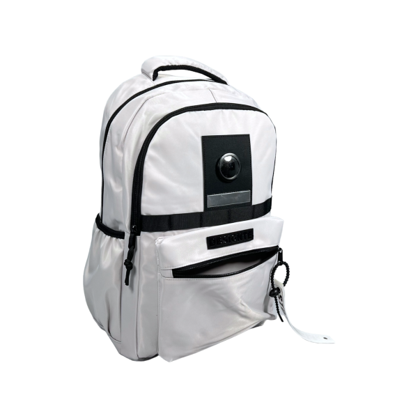 Школьный рюкзак, подростковый, 27 л, три отделения, цвет белый Школьный рюкзак, подростковый, 27 л, три отделения, цвет белый
