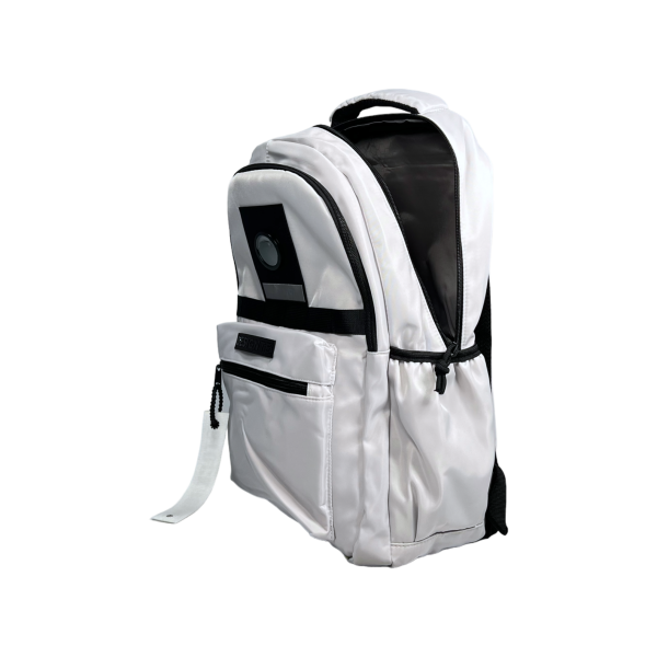 Школьный рюкзак, подростковый, 27 л, три отделения, цвет белый Школьный рюкзак, подростковый, 27 л, три отделения, цвет белый