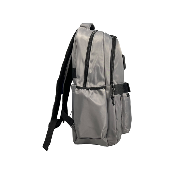 Шкільний рюкзак на три відділення, 29 л, сірий