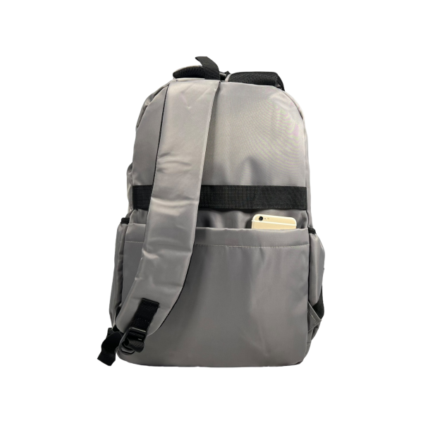 Шкільний рюкзак на три відділення, 29 л, сірий