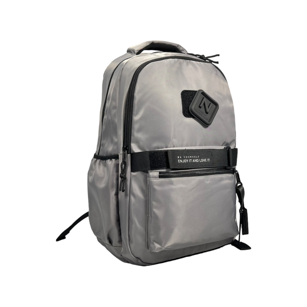 Шкільний рюкзак на три відділення, 29 л, сірий