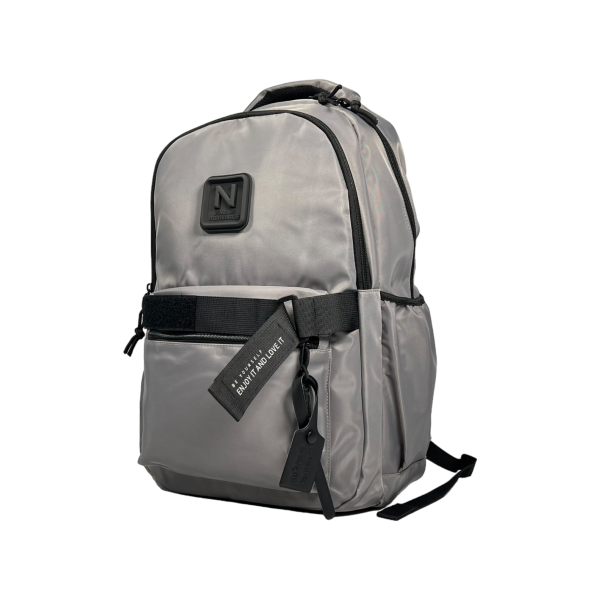 Шкільний рюкзак на три відділення, 29 л, сірий