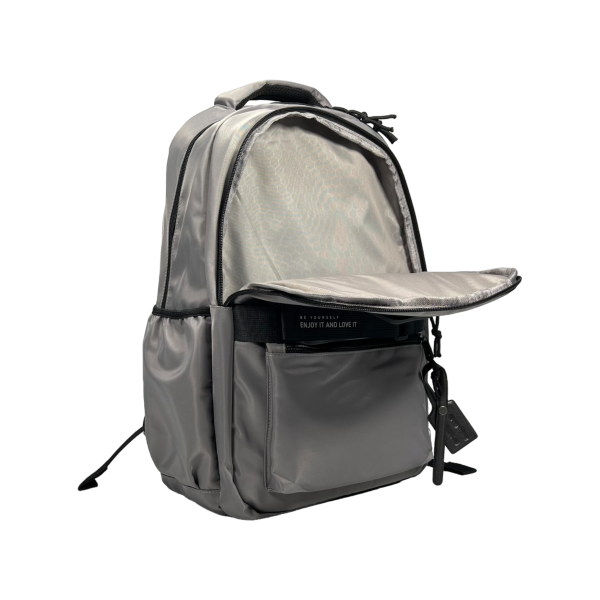 Шкільний рюкзак на три відділення, 29 л, сірий