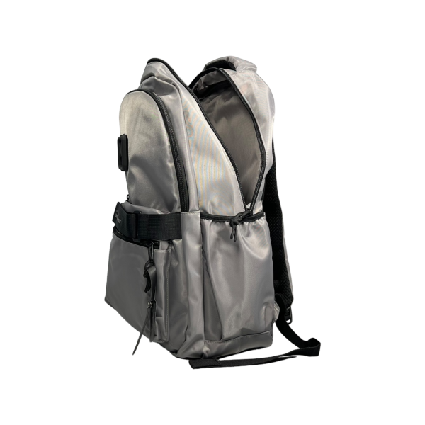 Шкільний рюкзак на три відділення, 29 л, сірий