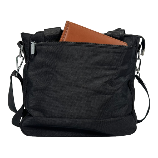 Містка та елегантна жіноча сумка через плече, 4 відділення, 9 л, чорна Містка та елегантна жіноча сумка через плече, 4 відділення, 9 л, чорна