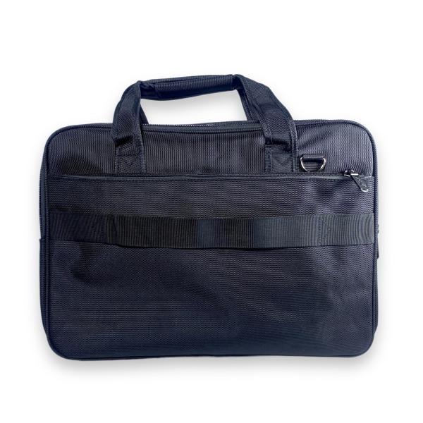 Сумка для ноутбука, портфель, с расширением на 2 отдела, черная Сумка для ноутбука, портфель, с расширением на 2 отдела, черная