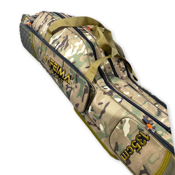 Чехол рыболовный для удочек с катушками Feima СР-2015 135-3, три отдела, жесткий, размер: 100*30*25 см, камуфляж Чехол рыболовный для удочек с катушками Feima СР-2015 135-3, три отдела, жесткий, размер: 100*30*25 см, камуфляж