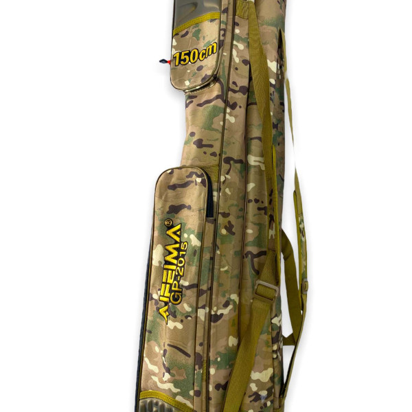 Чехол рыболовный для удочек с катушками Feima СР-2015 150-3, три отдела, жесткий, размер: 150*30*25 см, камуфляж Чехол рыболовный для удочек с катушками Feima СР-2015 150-3, три отдела, жесткий, размер: 150*30*25 см, камуфляж